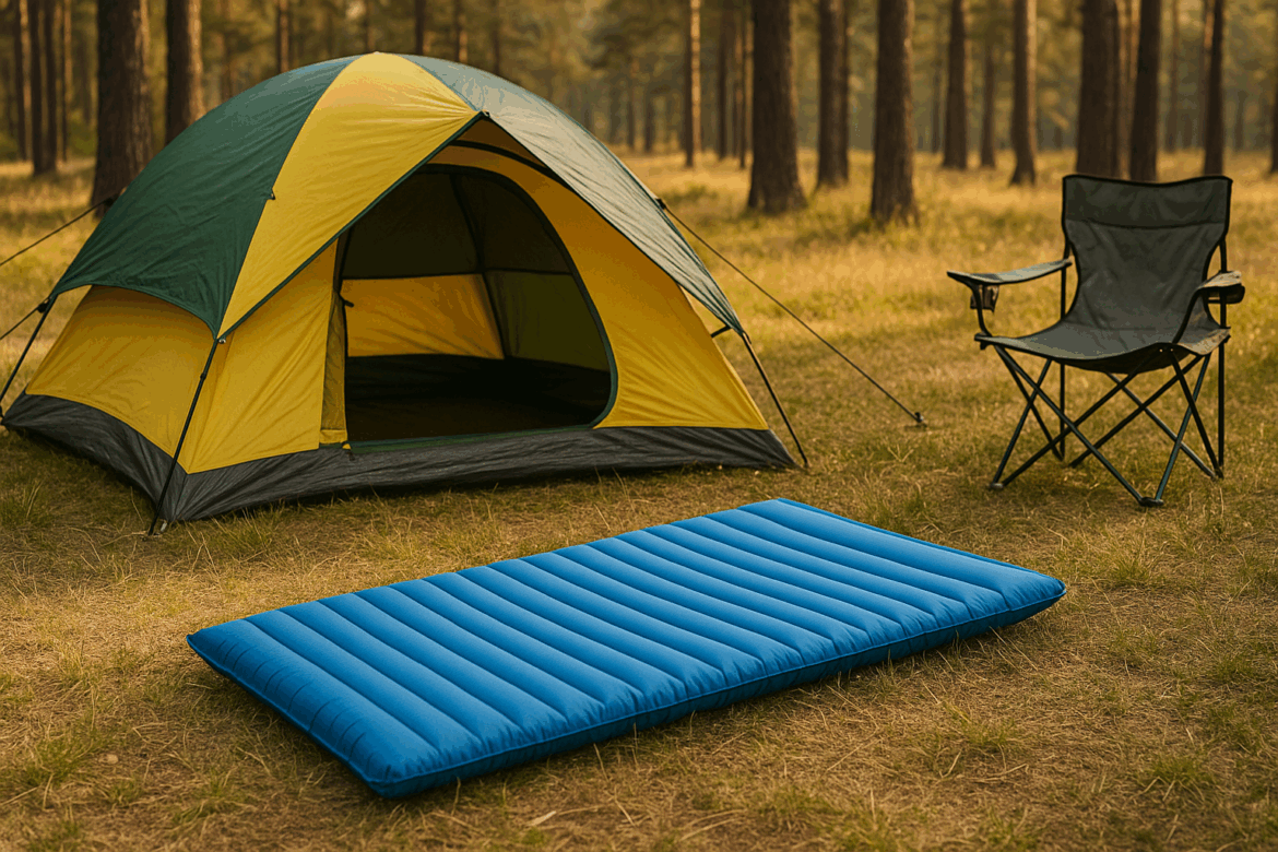 colchonete para acampar